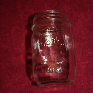 Vintage Anchor Hocking Bicentennial Liberty Bell Pint Mason Jar - 1776-1976